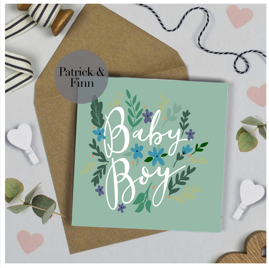 baby boy card
