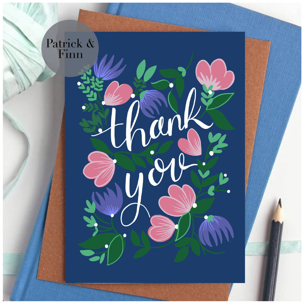 Thank you card.