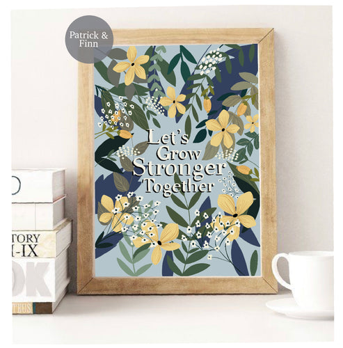 Stronger together print.