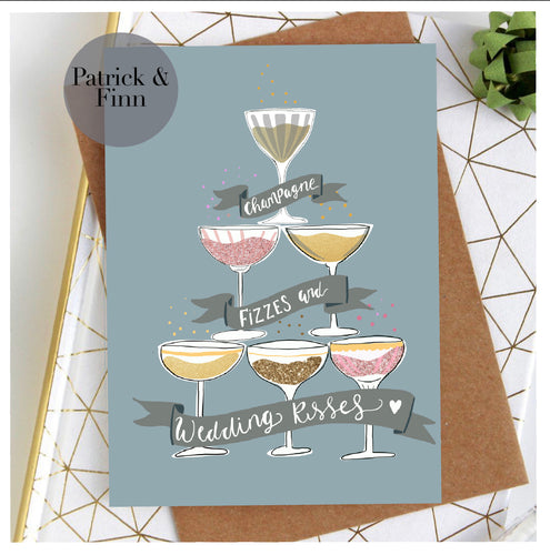 Wedding celebrations wedding card.