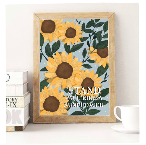 Sunflower print