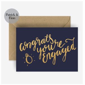 You’re engaged!