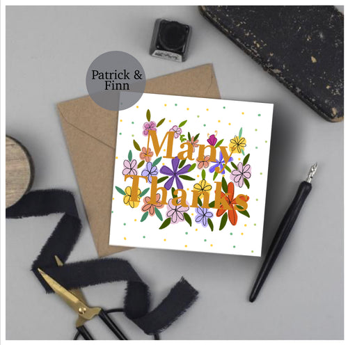 Many thanks card